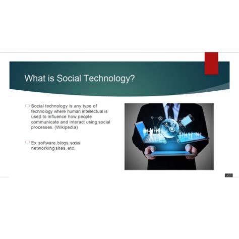 what is social technology and society
