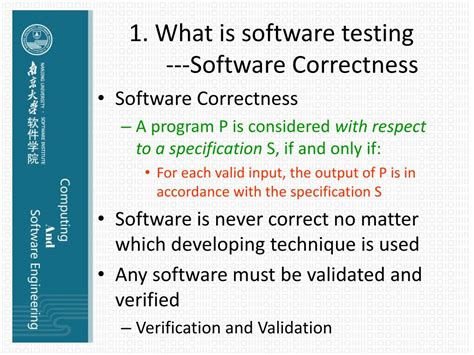 What Is Software Correctness