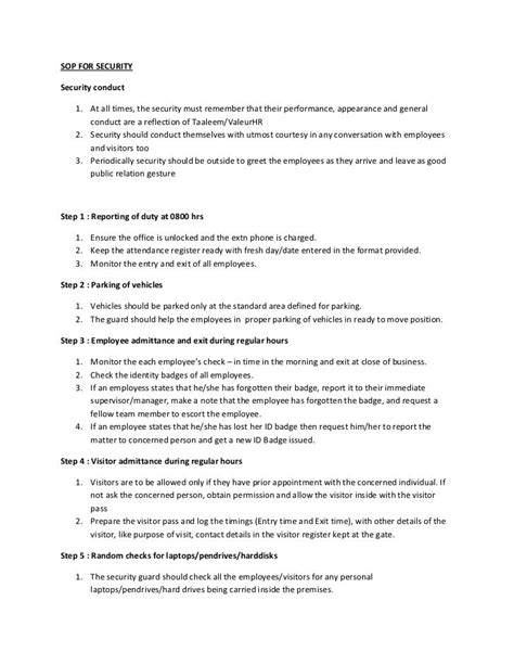 What Is Sop In Security