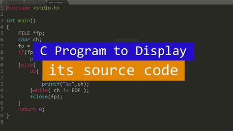 what is source code in c programming language