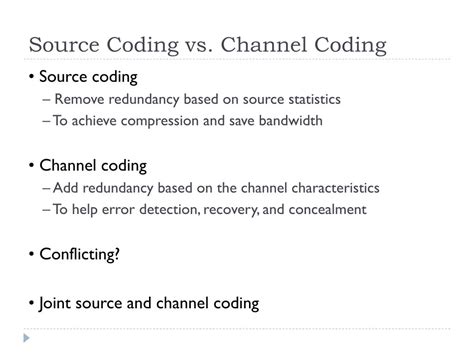 what is source coding and channel coding