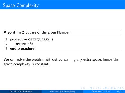 what is space complexity of algorithm