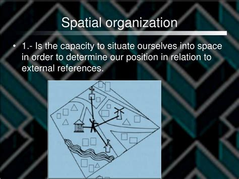 what is spatial organization pattern