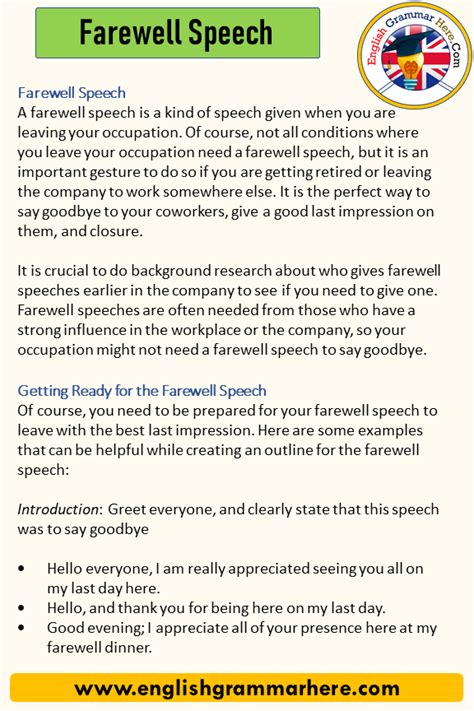 what is speech work with examples