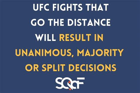 what is split decision in ufc
