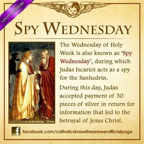 what is spy wednesday in holy week