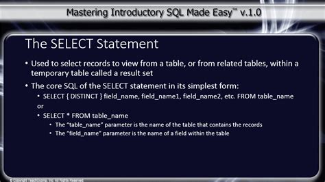 what is sql statement