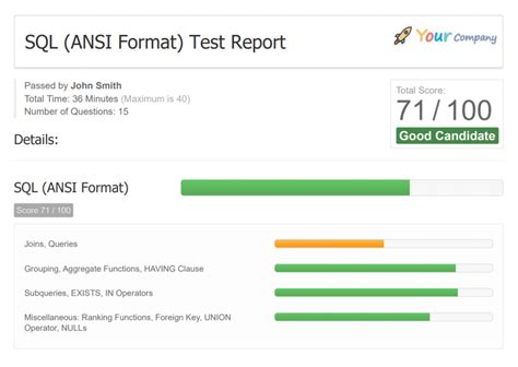what is sql test