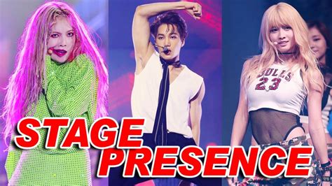 what is stage presence in kpop