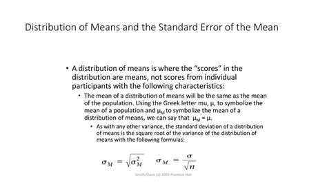 what is standard error of the mean and why it is important in biostatistics