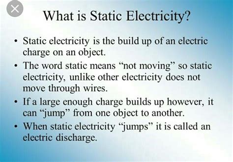 what is static charge and how it is different from electric current