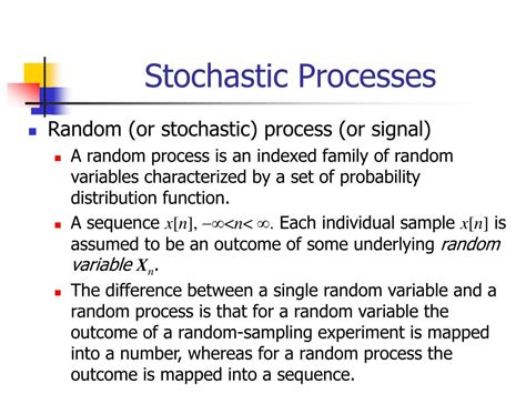 what is stochastic processes in probability