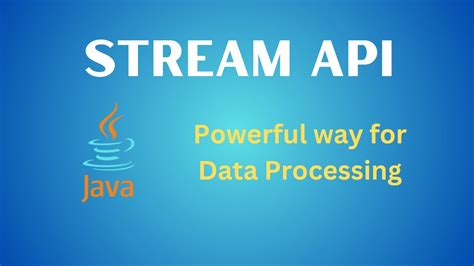 what is stream api