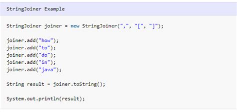 What Is String Joiner