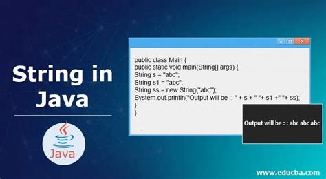 What Is String Used For In Java