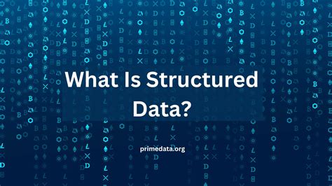 what is structured data definition