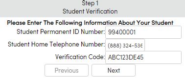 what is student verification code