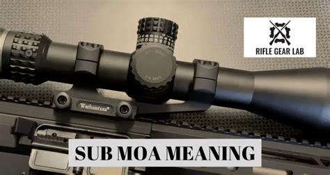 What Is Sub Moa