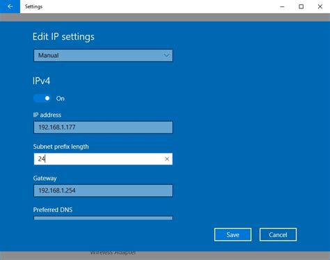 what is subnet prefix length in windows