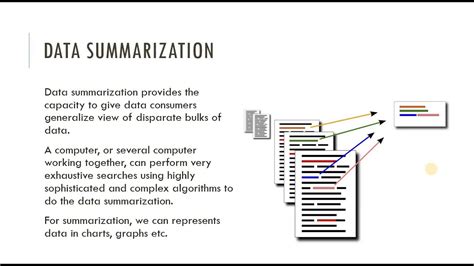 what is summarization in data mining