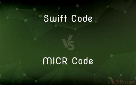what is swift code and micr code