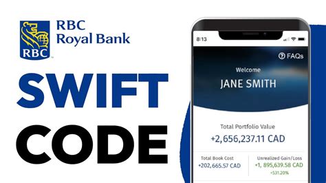 what is swift code and transit number for rbc