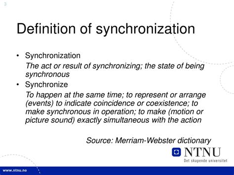 what is synchronization problem
