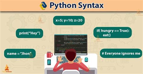 what is syntax and how does it work in python programming