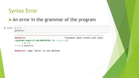 what is syntax error in python programming