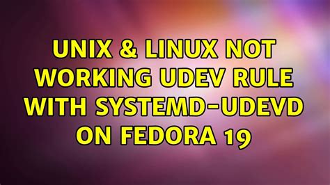 what is systemd udevd in linux