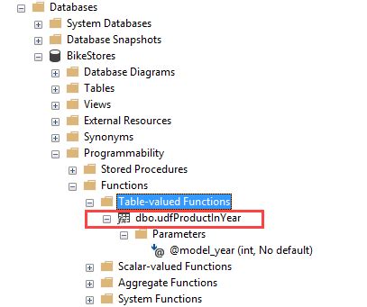 what is table valued function in sql server