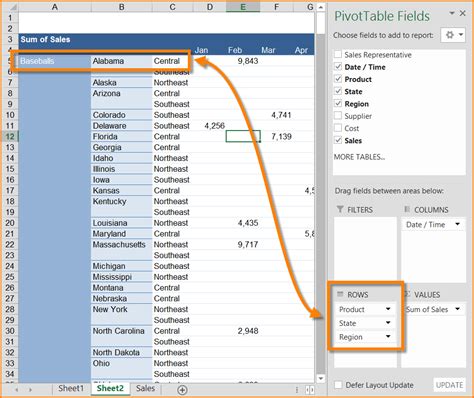 What Is Tabular Form In Pivot Table