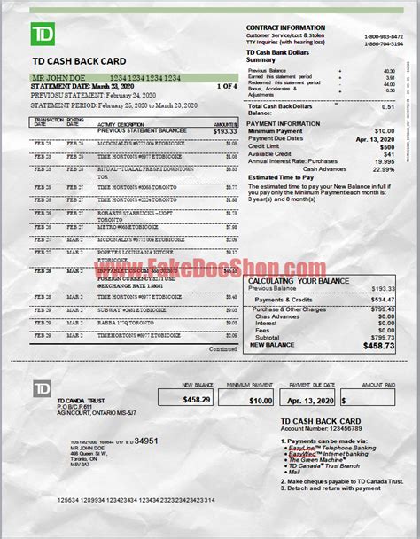 what is td canada trust sort code