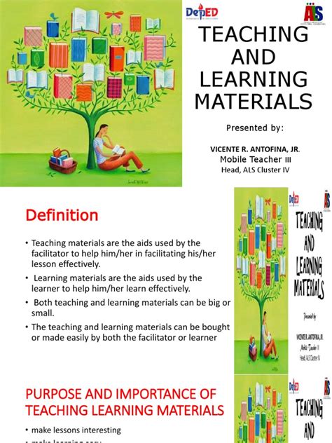what is teaching and learning resources pdf