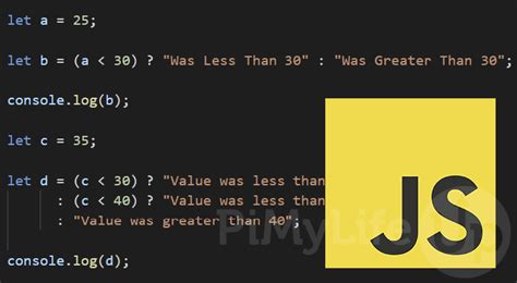 what is ternary operator in javascript