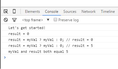 what is ternary operator in typescript