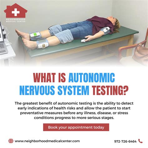 what is testing of autonomic nervous system function