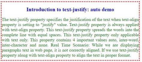 What Is Text Justify