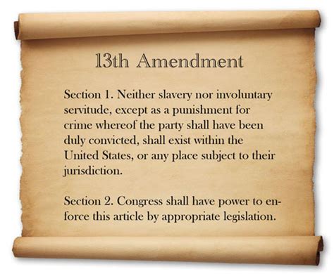 what is the 13 amendment definition