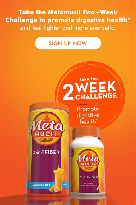 what is the 2 week metamucil challenge