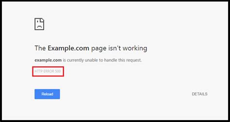 what is the 500 error code
