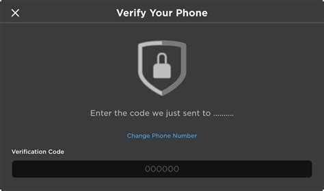what is the 6 digit verification code for roblox