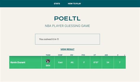 what is the answer to today's poeltl