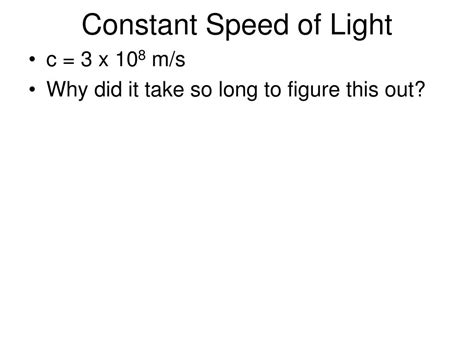 what is the approximate value of the constant speed of light c