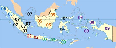 what is the area code for indonesia