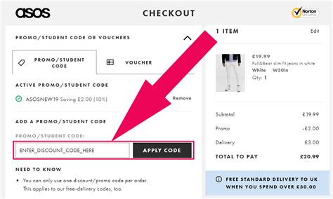 what is the asos discount code