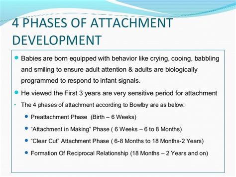 what is the attachment theory in child development