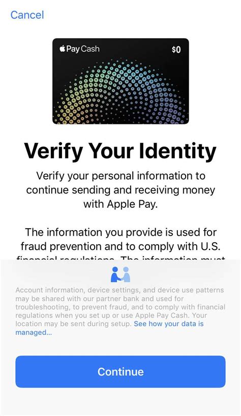 what is the bank verification code for apple pay