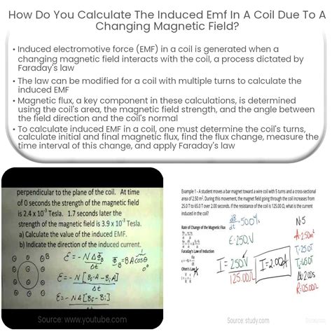 what is the basic cause of induced emf in a coil