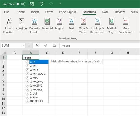 what is the basic formula in excel
